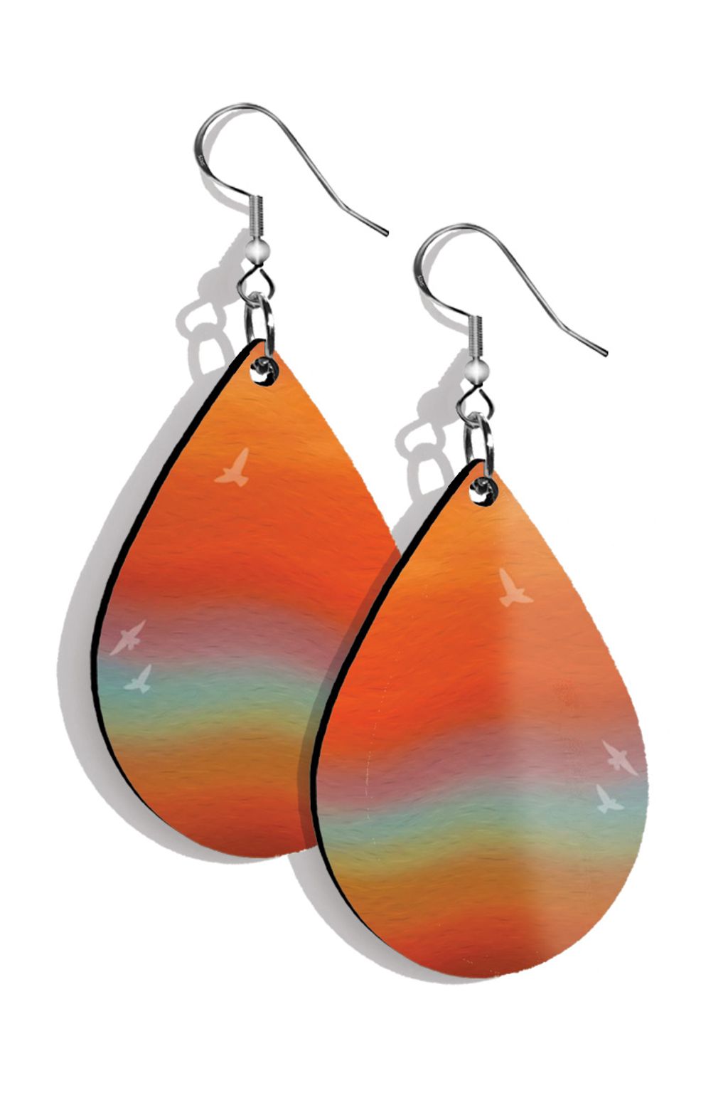 Picture of Sunset Abstract Pixie Earrings