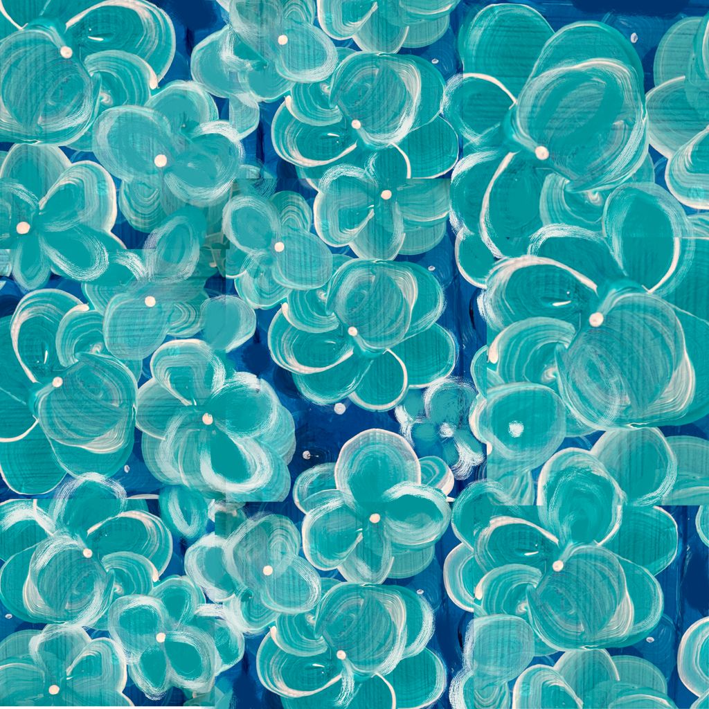 Picture of Teal Floral