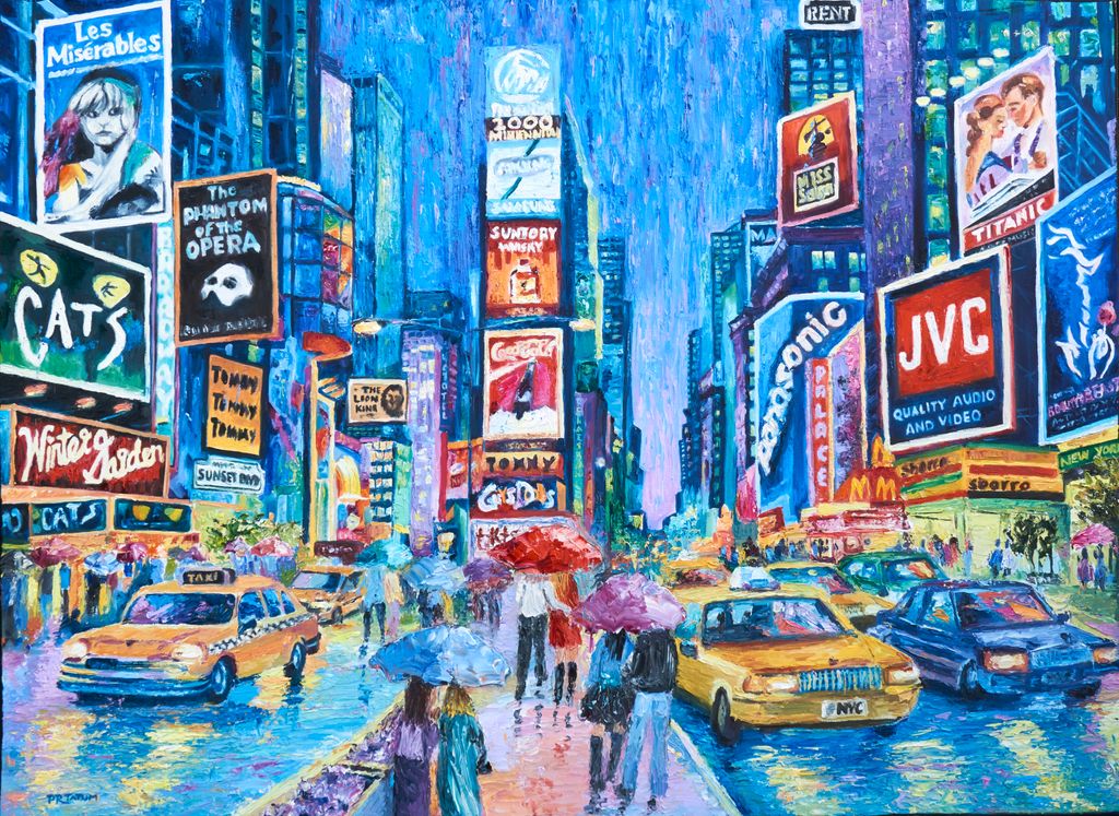 Picture of Lovers in Times Square IV