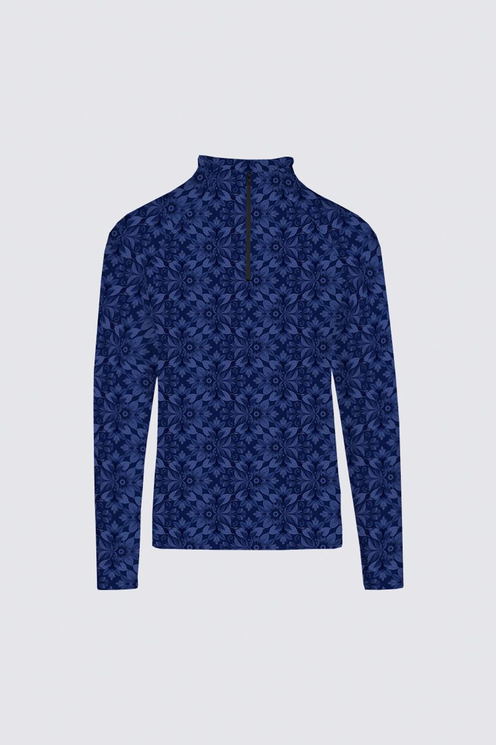 Picture of Dreamy Damask Cobalt MLS08 Men's Sydney Black Active Top
