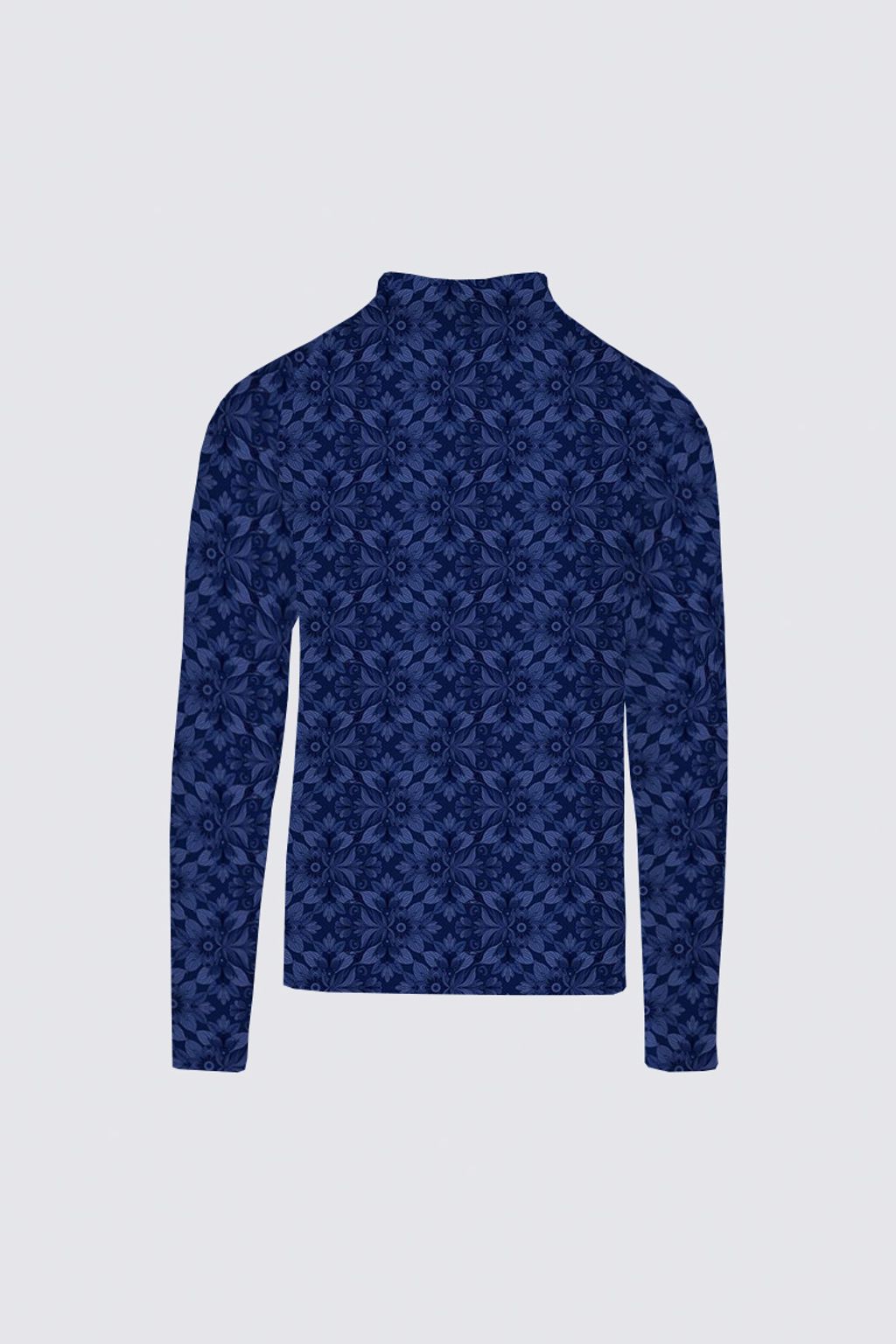 Picture of Dreamy Damask Cobalt MLS08 Men's Sydney Black Active Top
