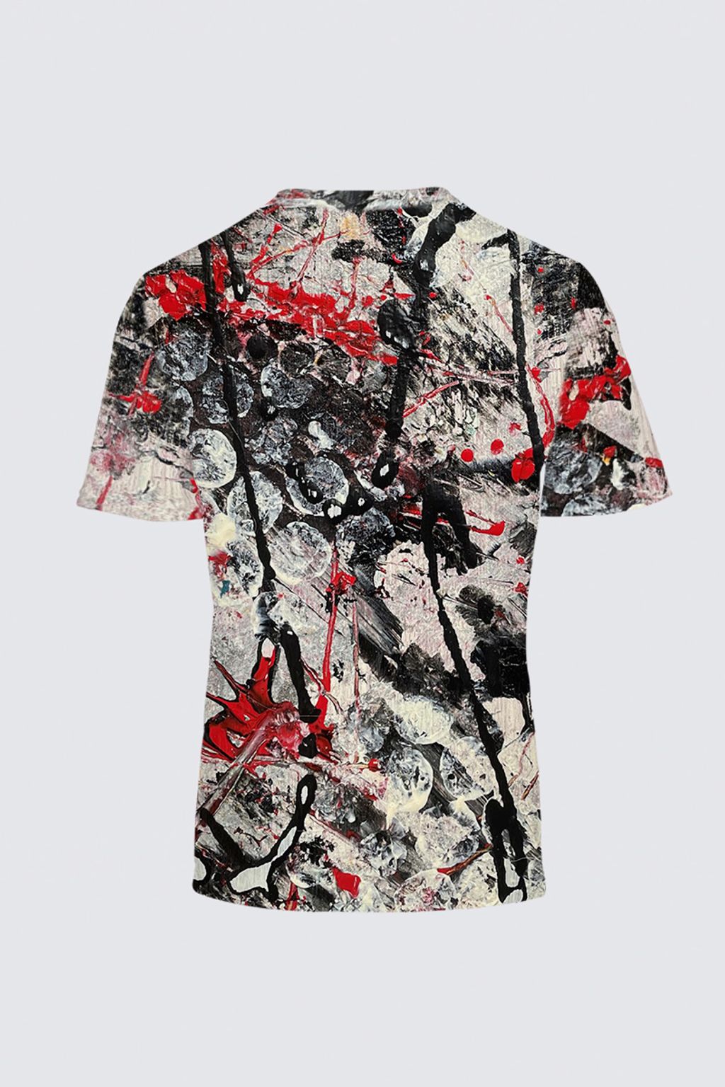 Picture of Black and White Abstract Men's T-Shirt MSS07