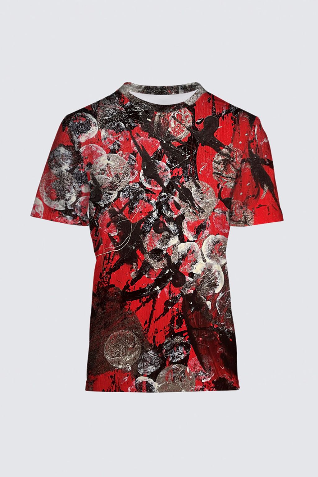 Picture of Red and Black Abstract MSS07