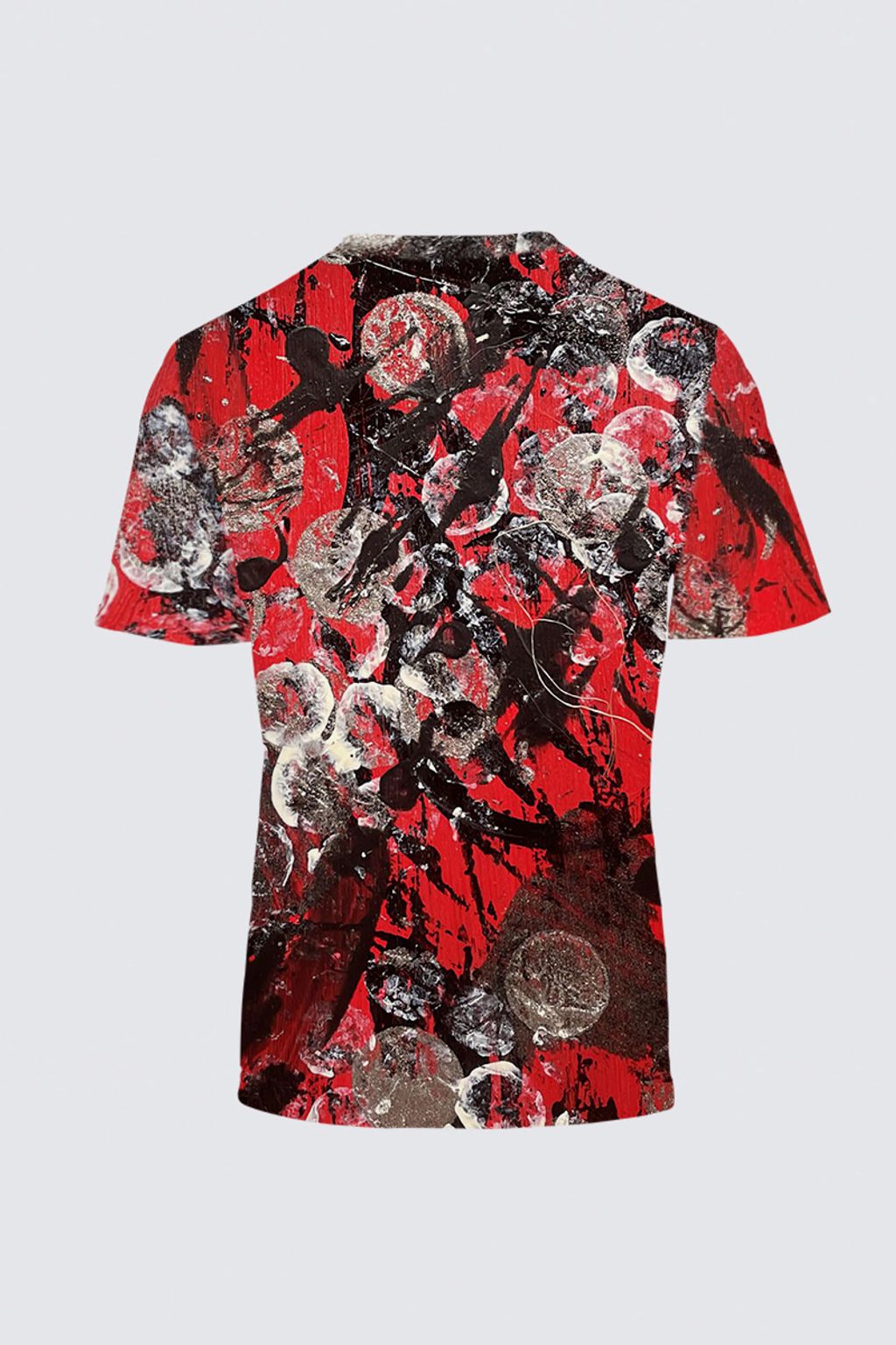 Picture of Red and Black Abstract MSS07