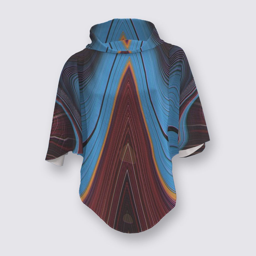 Picture of Evening Light Mokran High Collar Poncho