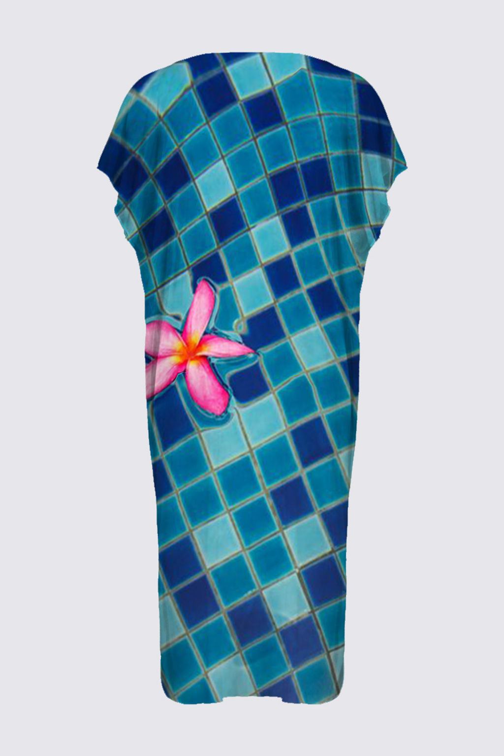 Picture of Blue and pink  Marina Beach Dress