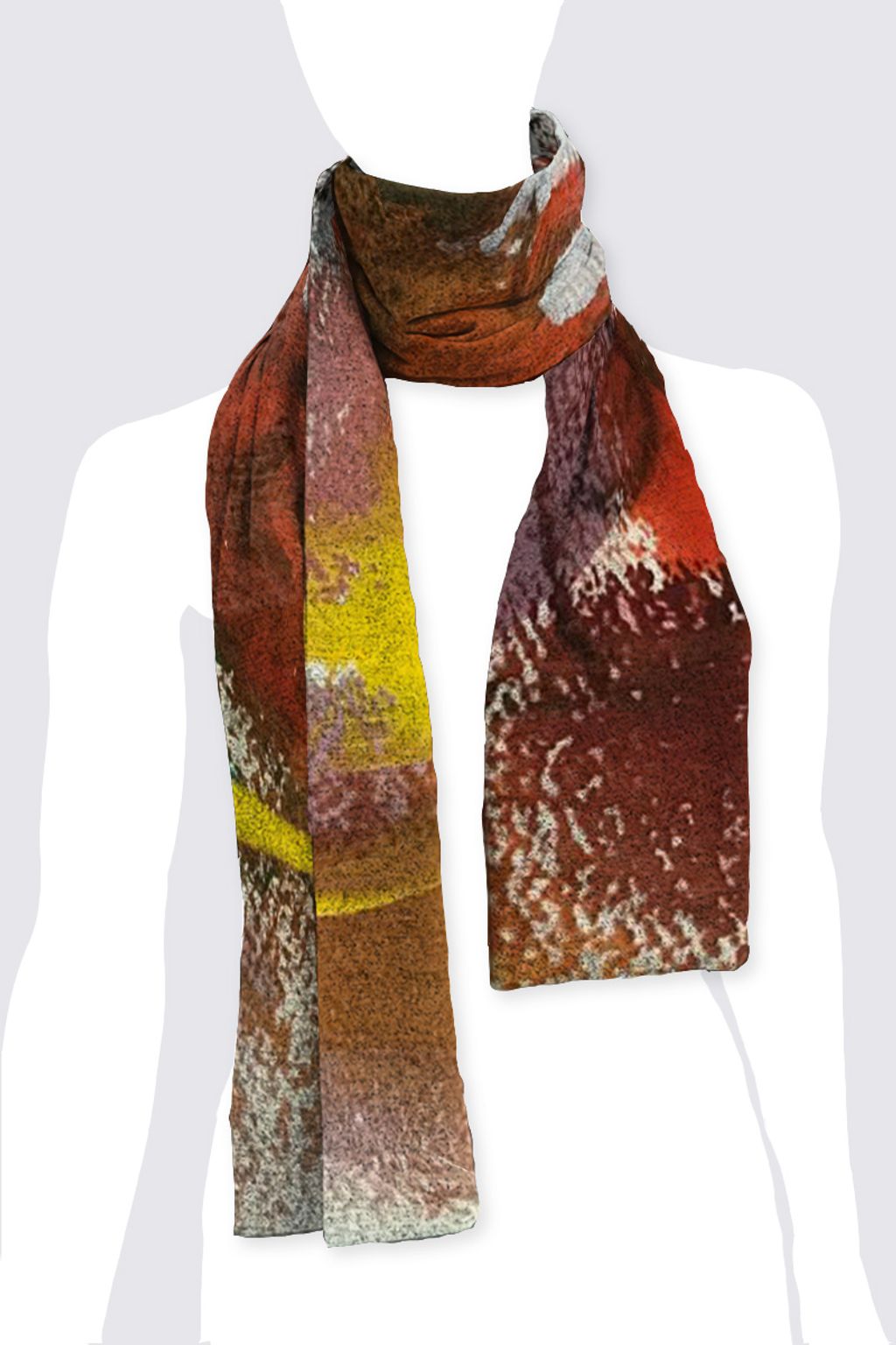 Picture of Crimson Vortex Aspen Scarf