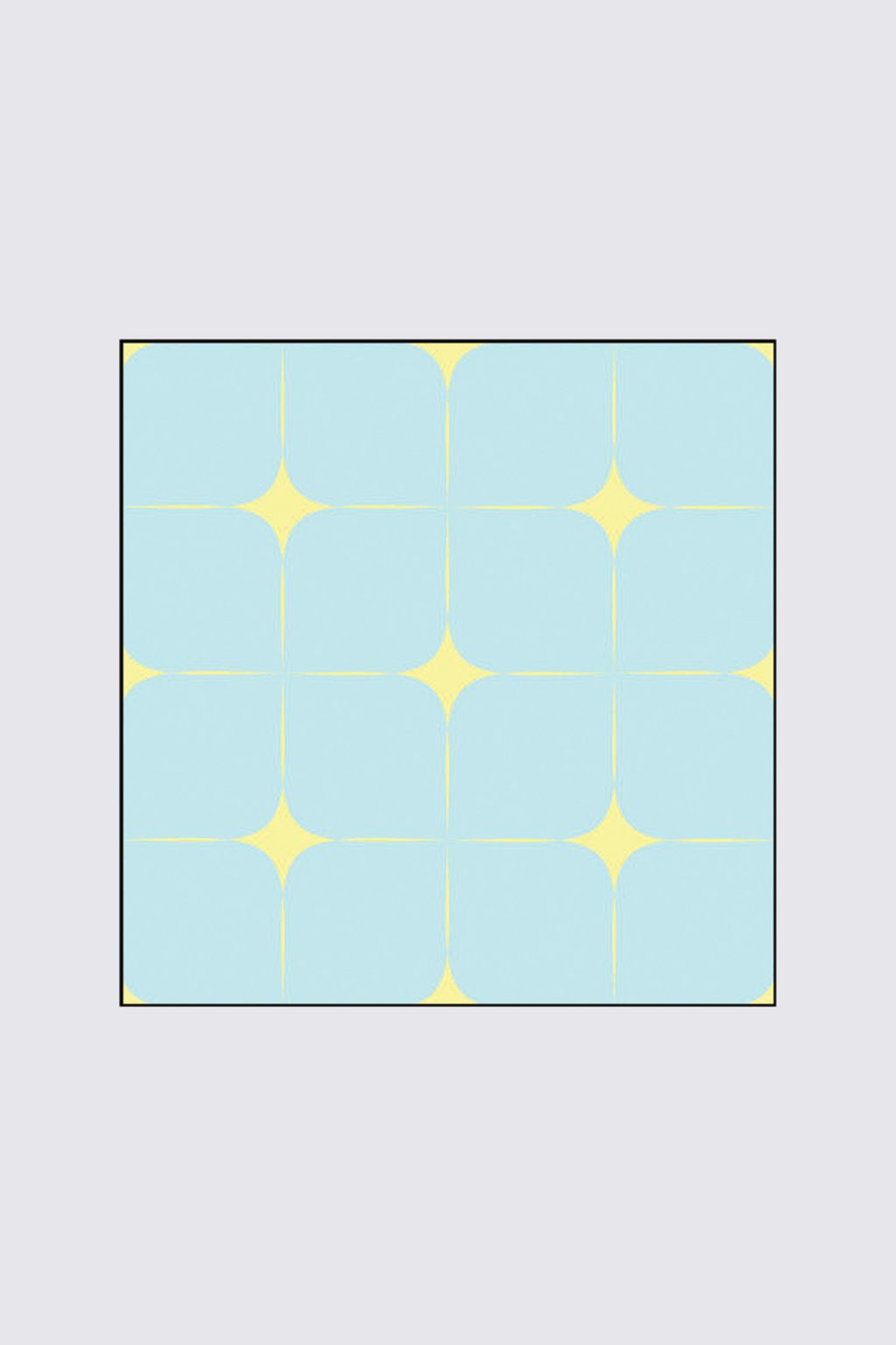 Picture of Blue sky with stars ITY Fabric Sample