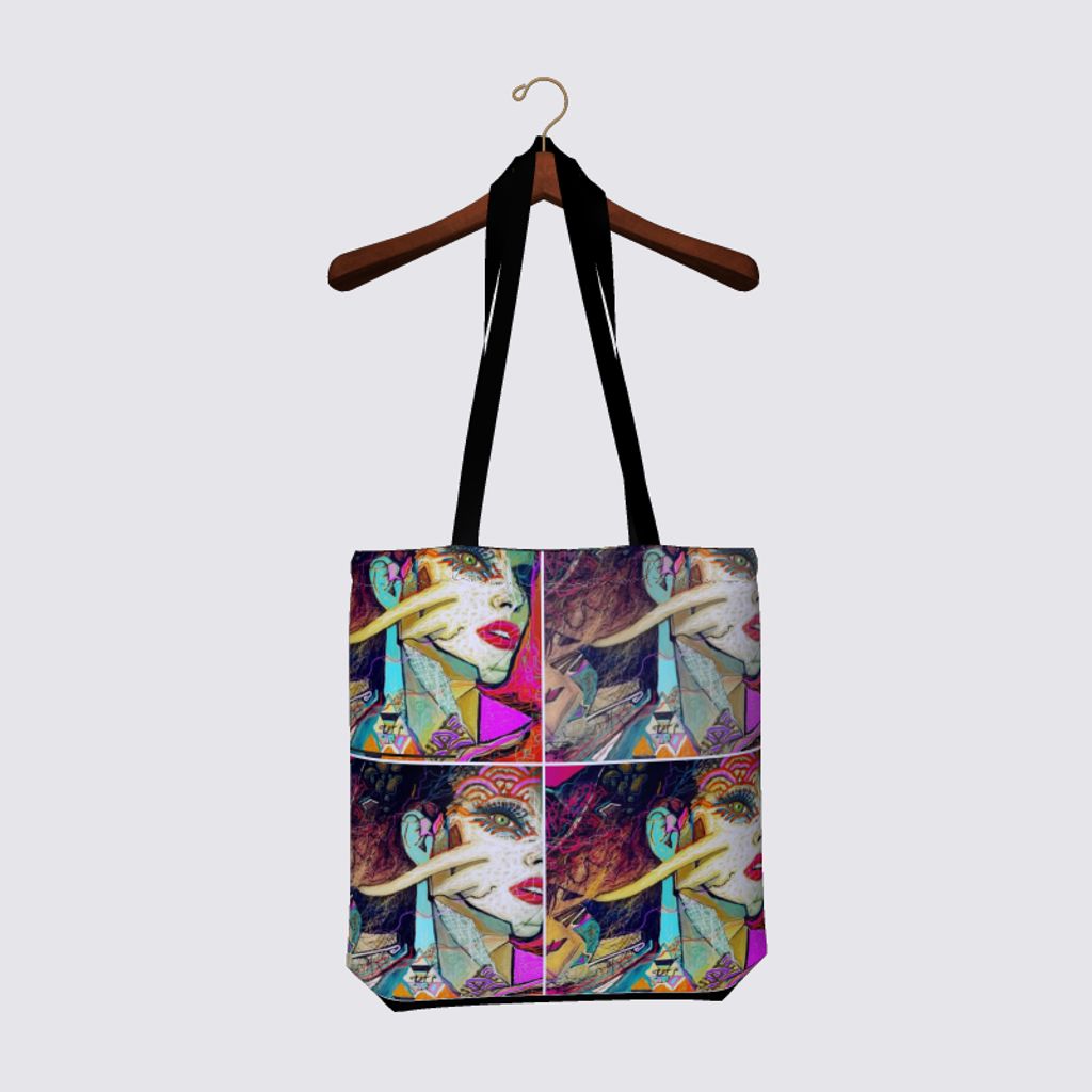 Picture of Broken 1  Scuba Tote Bag