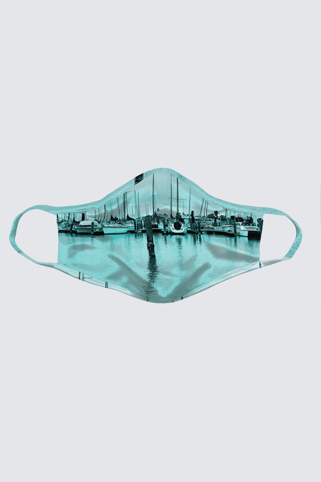 Picture of Marina in Corpus Christi Texas FACEMASK (2-pack)