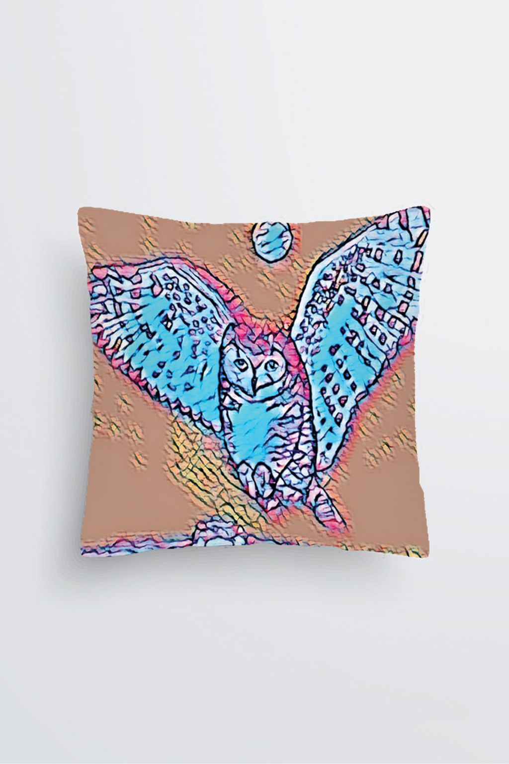 Picture of Hunting Owl Blue  Pablo Cushion Cover