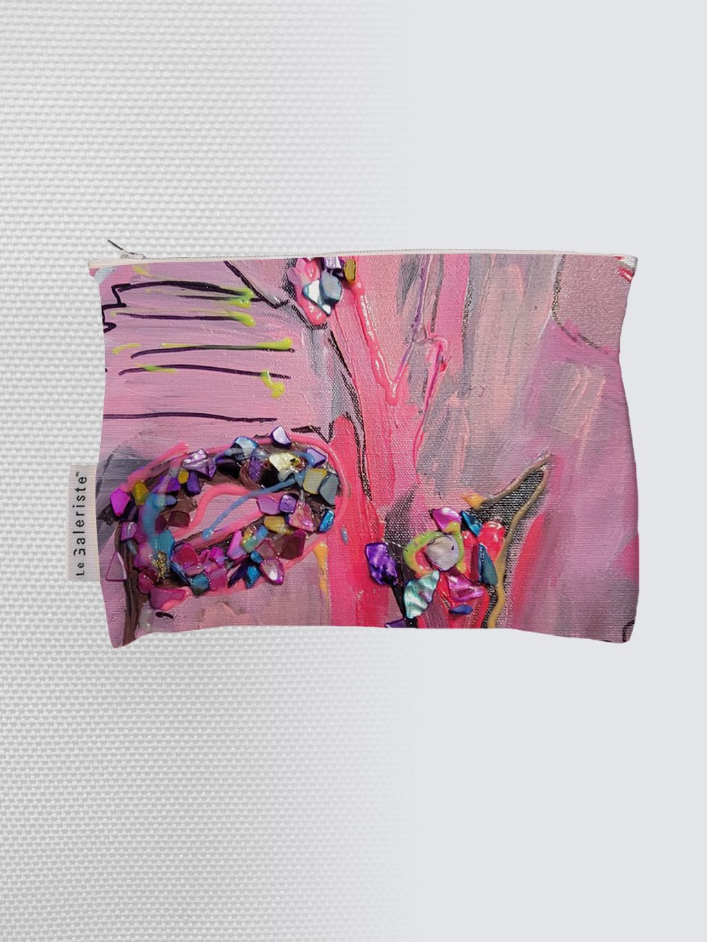 Picture of Pink Valley  Lou Pouch in Canvas