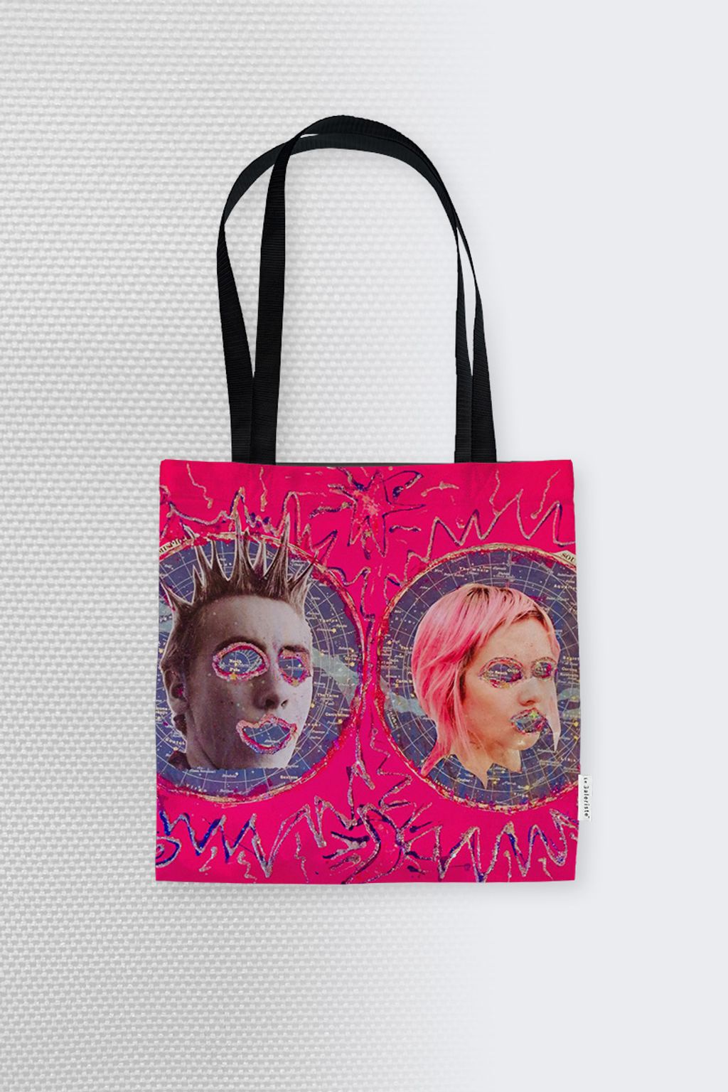 Picture of 'Planet Punk' Maxime Canvas Tote