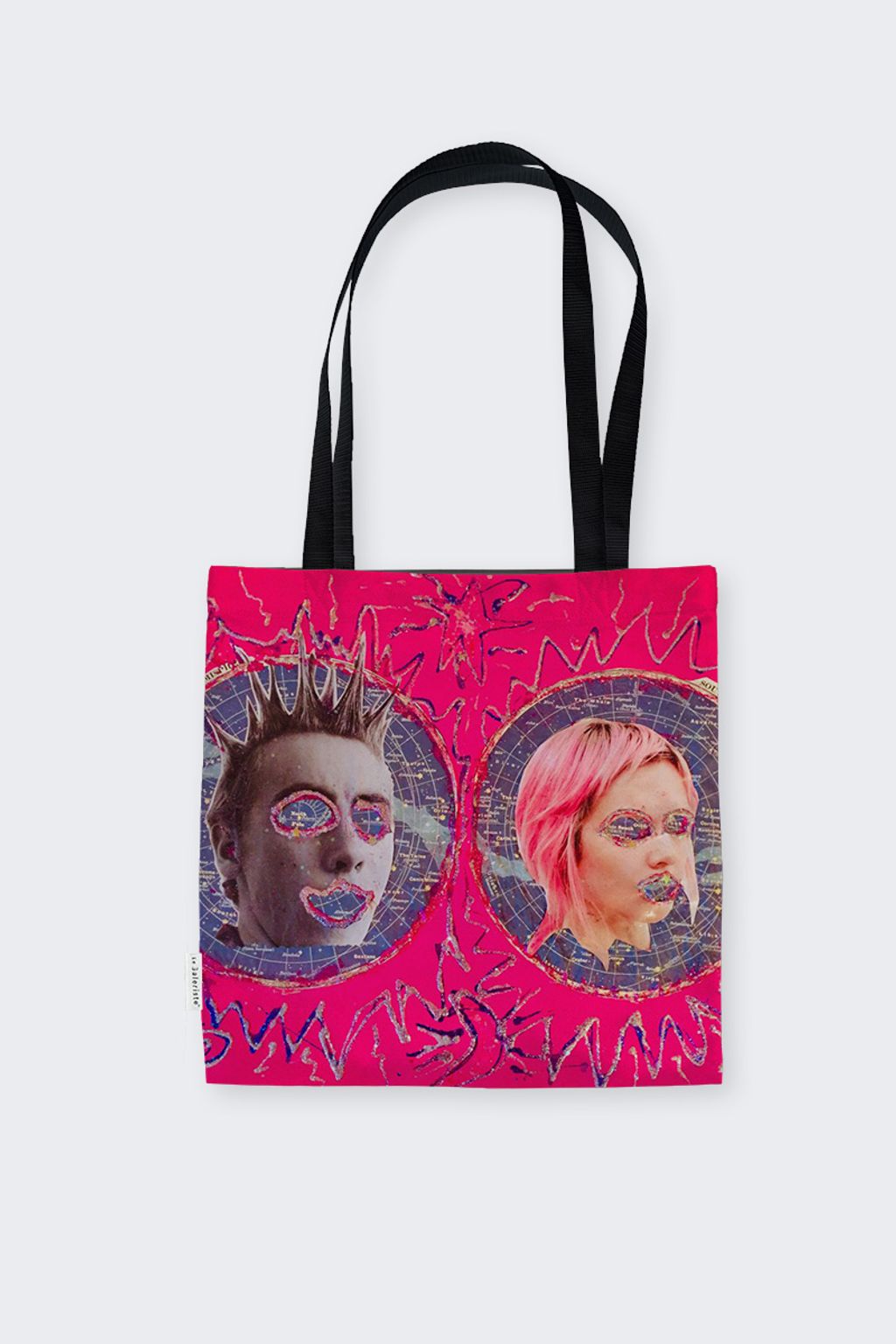 Picture of 'Planet Punk' Maxime Canvas Tote