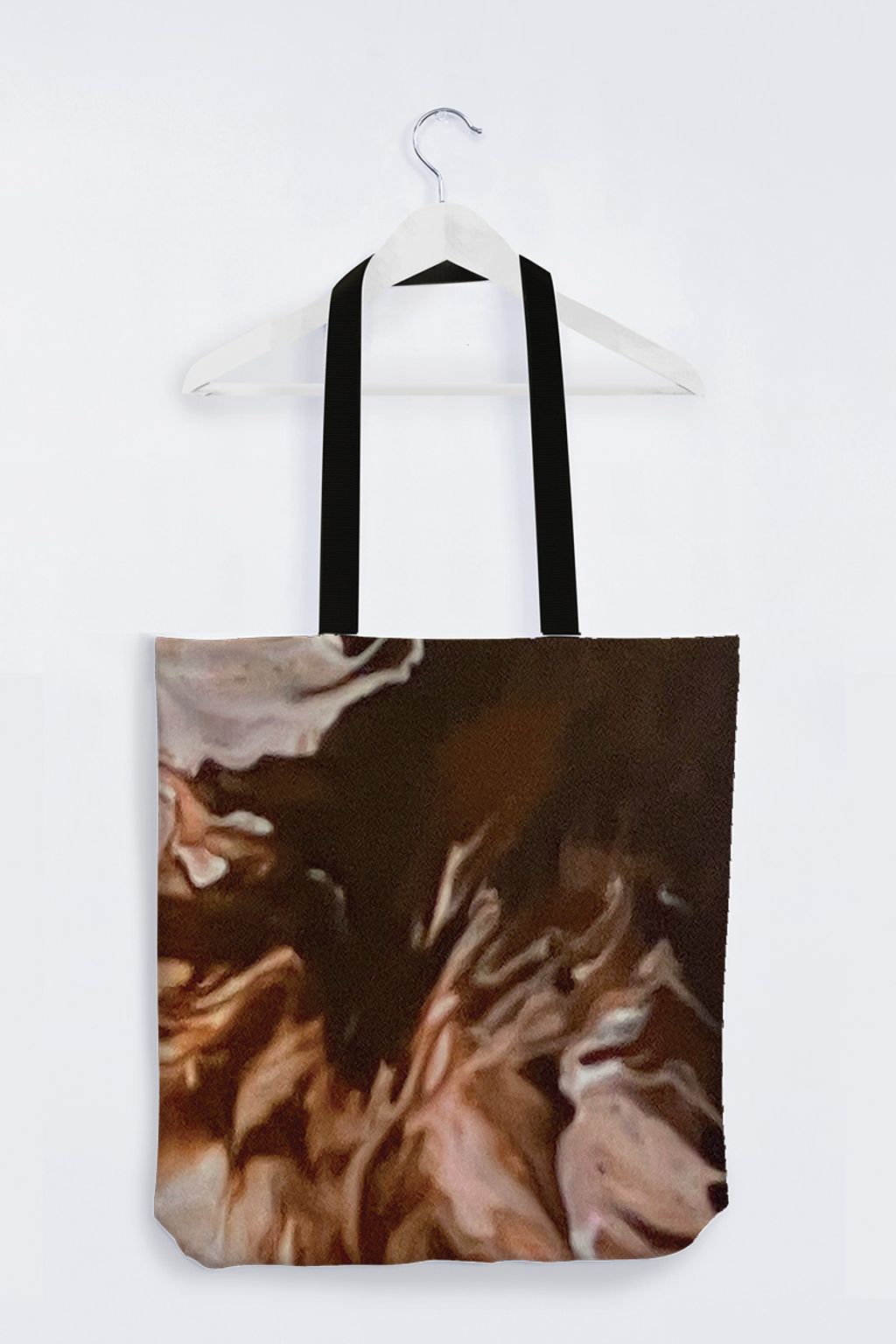 Picture of Spilt Coffee Mocha Maxime Canvas Tote