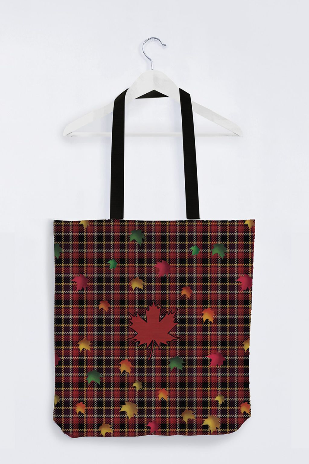 Picture of Canadian Plaid Maxime Canvas Tote