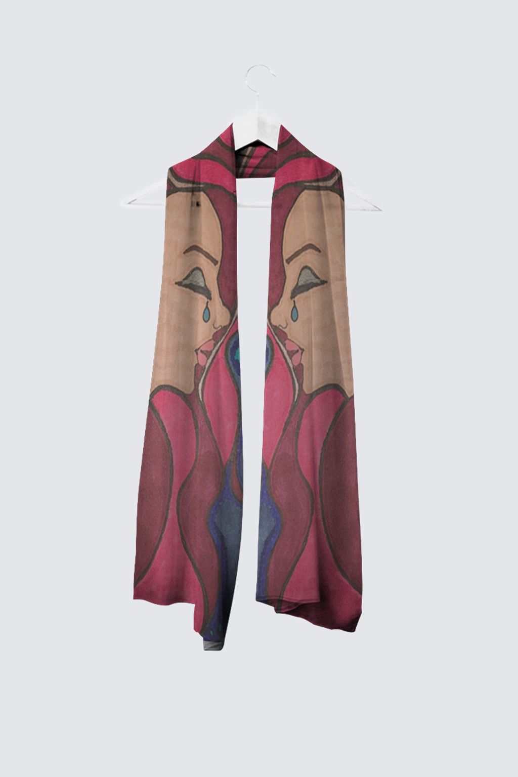 B Vivienne Scarf Le Galeriste Wearable Art Made In Montreal