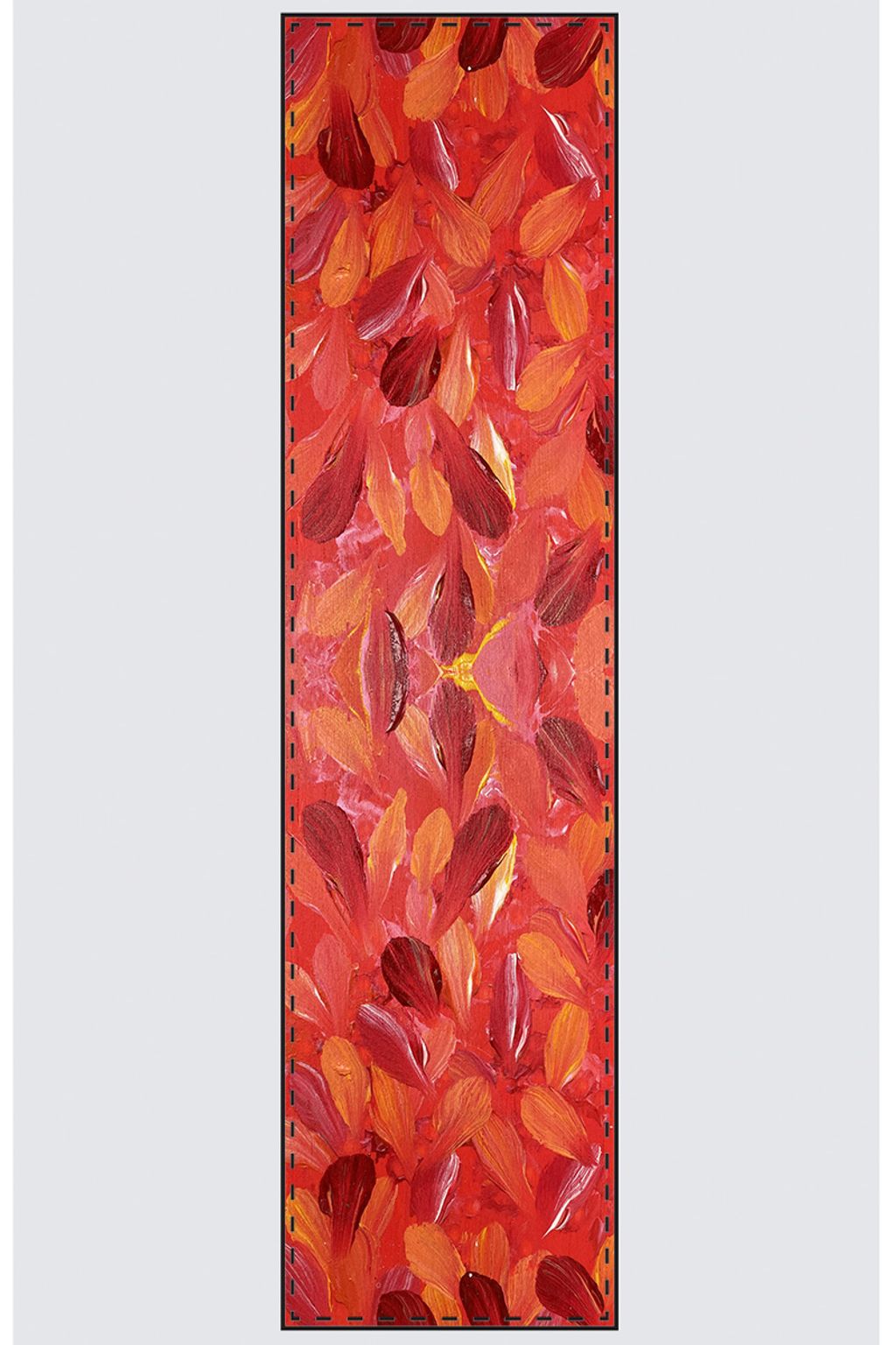 Picture of Red and Orange Abstract Vivienne Scarf