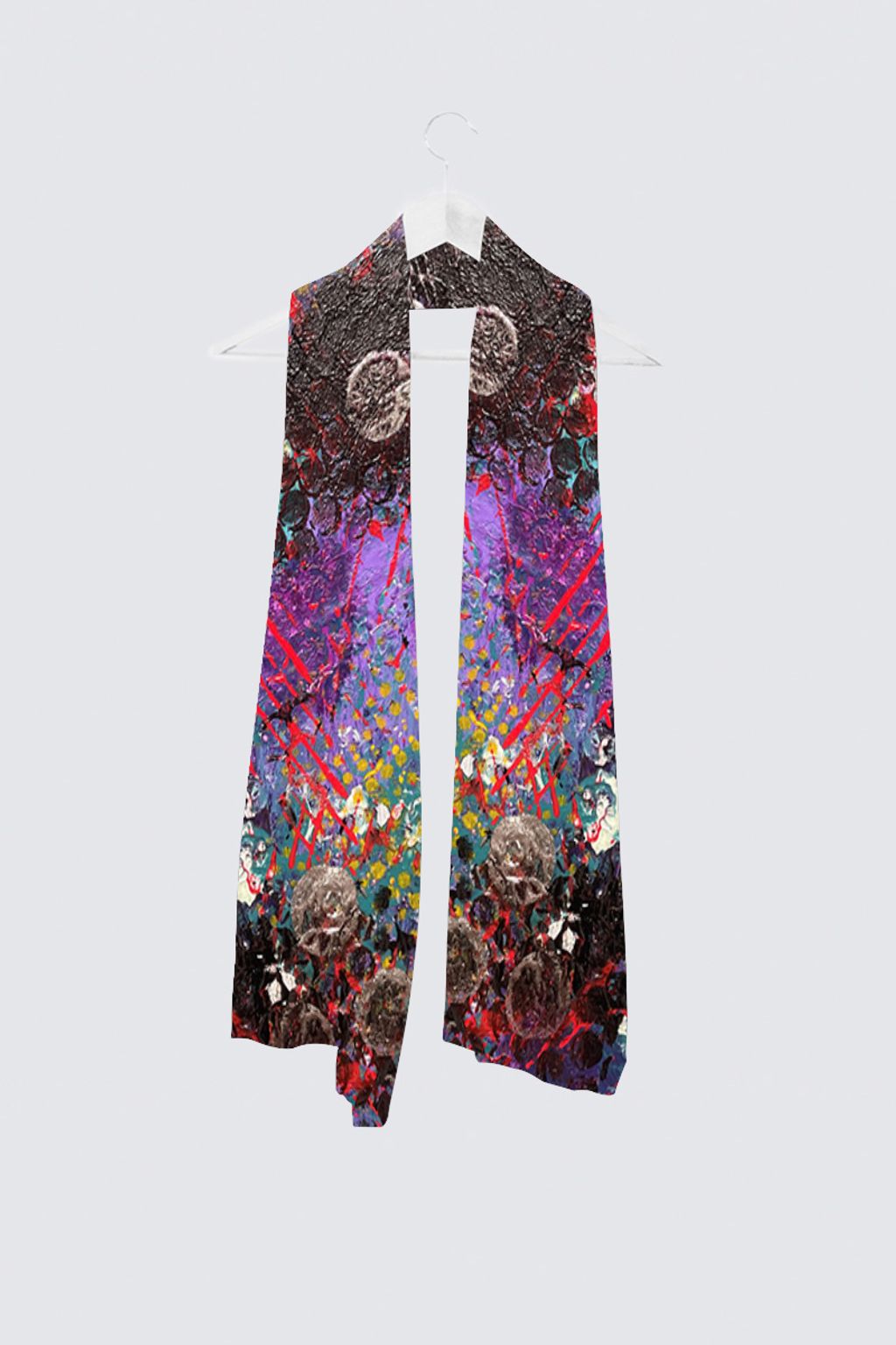 Picture of Multicolored Abstract Vivienne Scarf