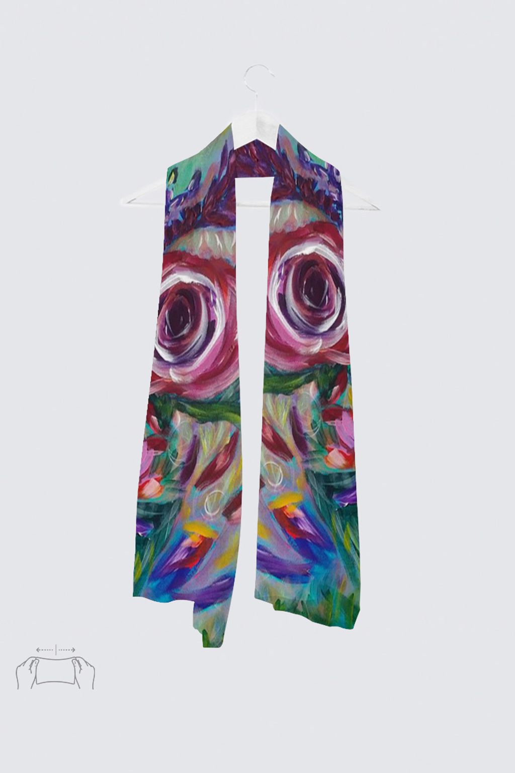 Picture of Unconditional Love Vivienne Scarf in Knit Chiffon