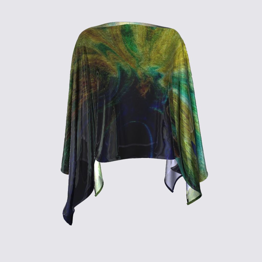 Picture of Shades of blue and green Claudia Shawl