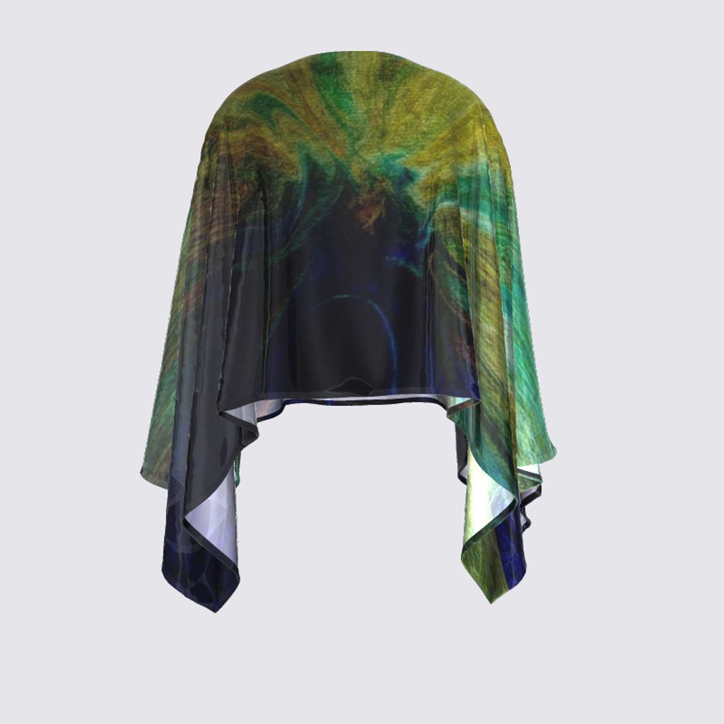 Picture of Shades of blue and green Claudia Shawl