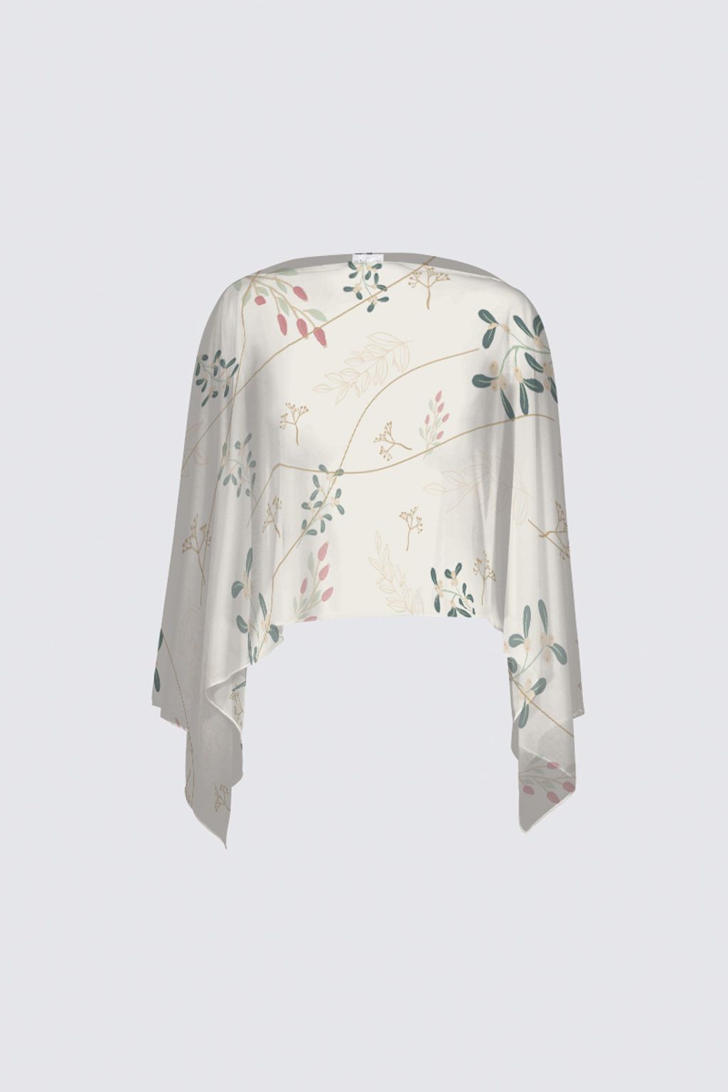 Picture of leaves garden pattern Claudia Shawl