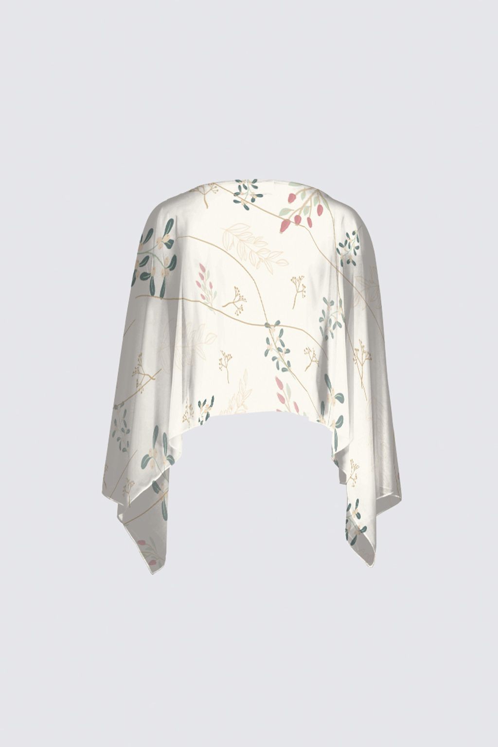 Picture of leaves garden pattern Claudia Shawl