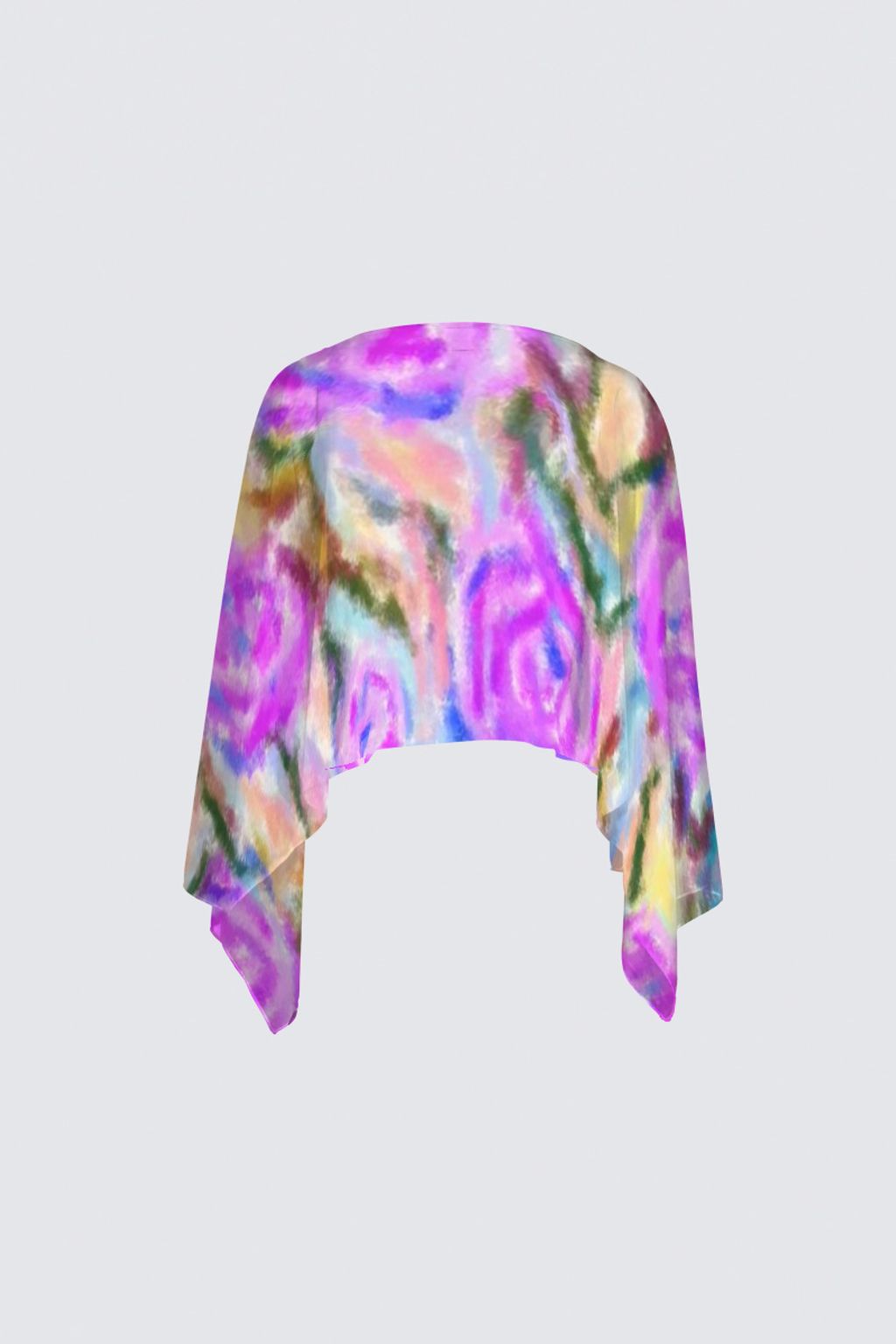 Picture of Denim Roses  Claudia Shawl