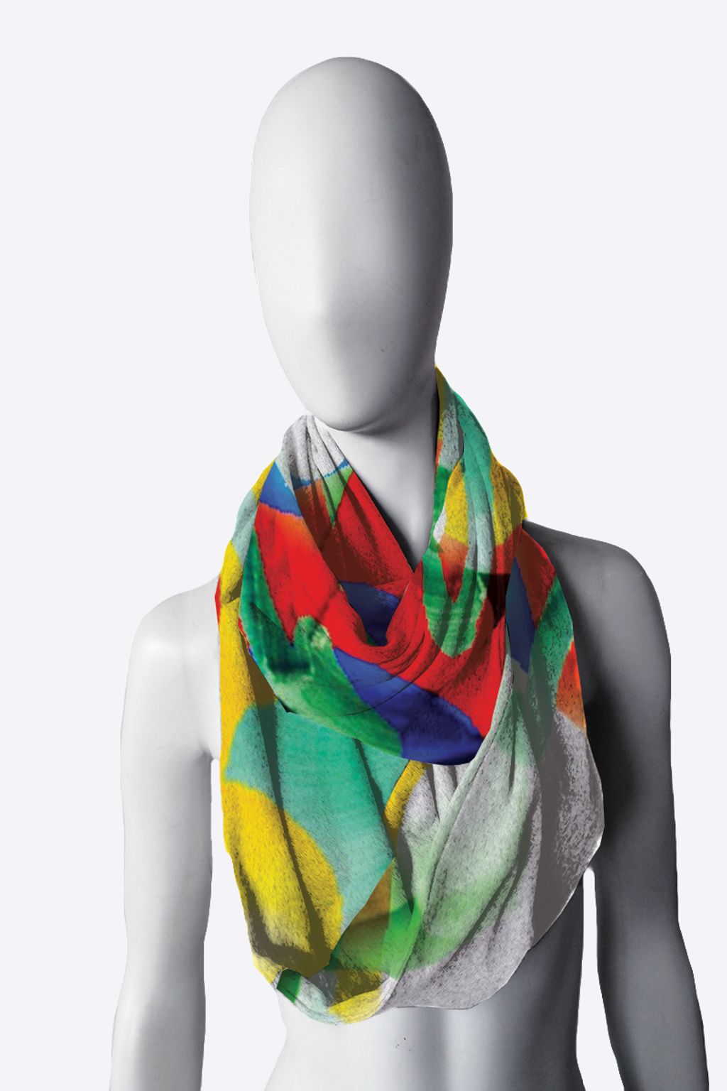 Picture of Red center Nora Infinity Scarf