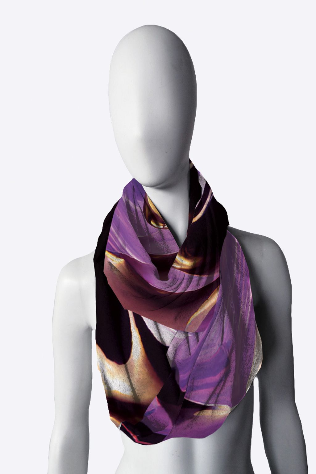 Picture of Pink gold Nora Infinity Scarf