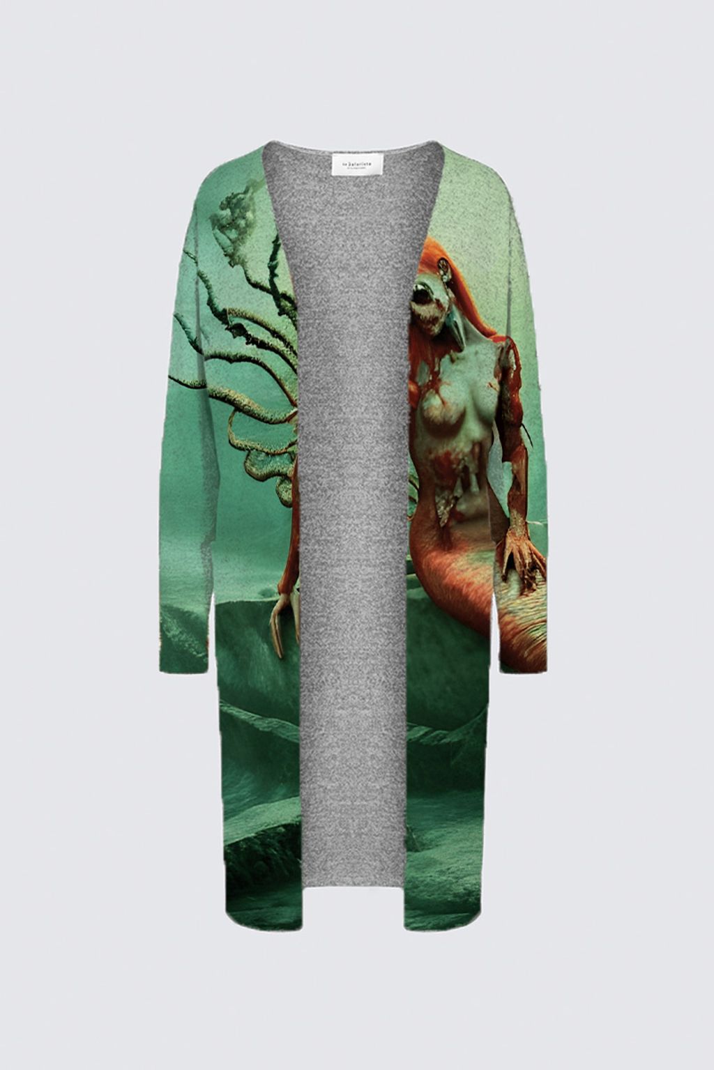 Picture of Bloody and gory Redhead Zombie Mermaid Nikki Duster Cardigan