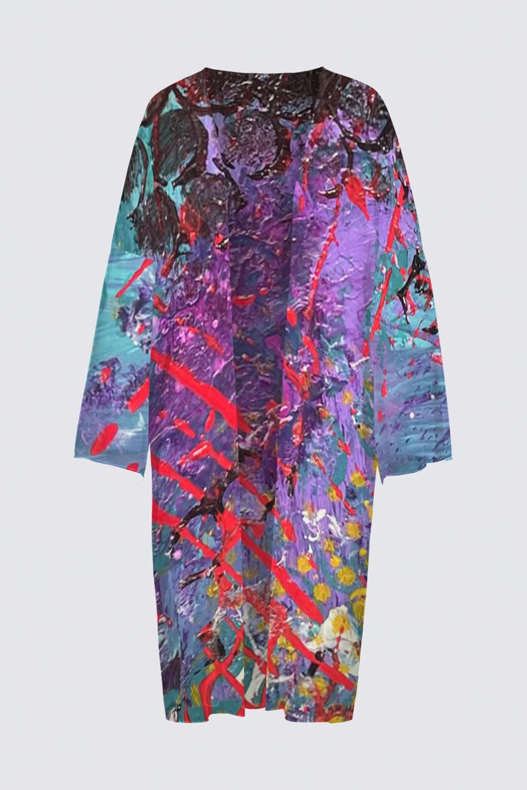 Picture of Multicolored Abstract Elani Kimono