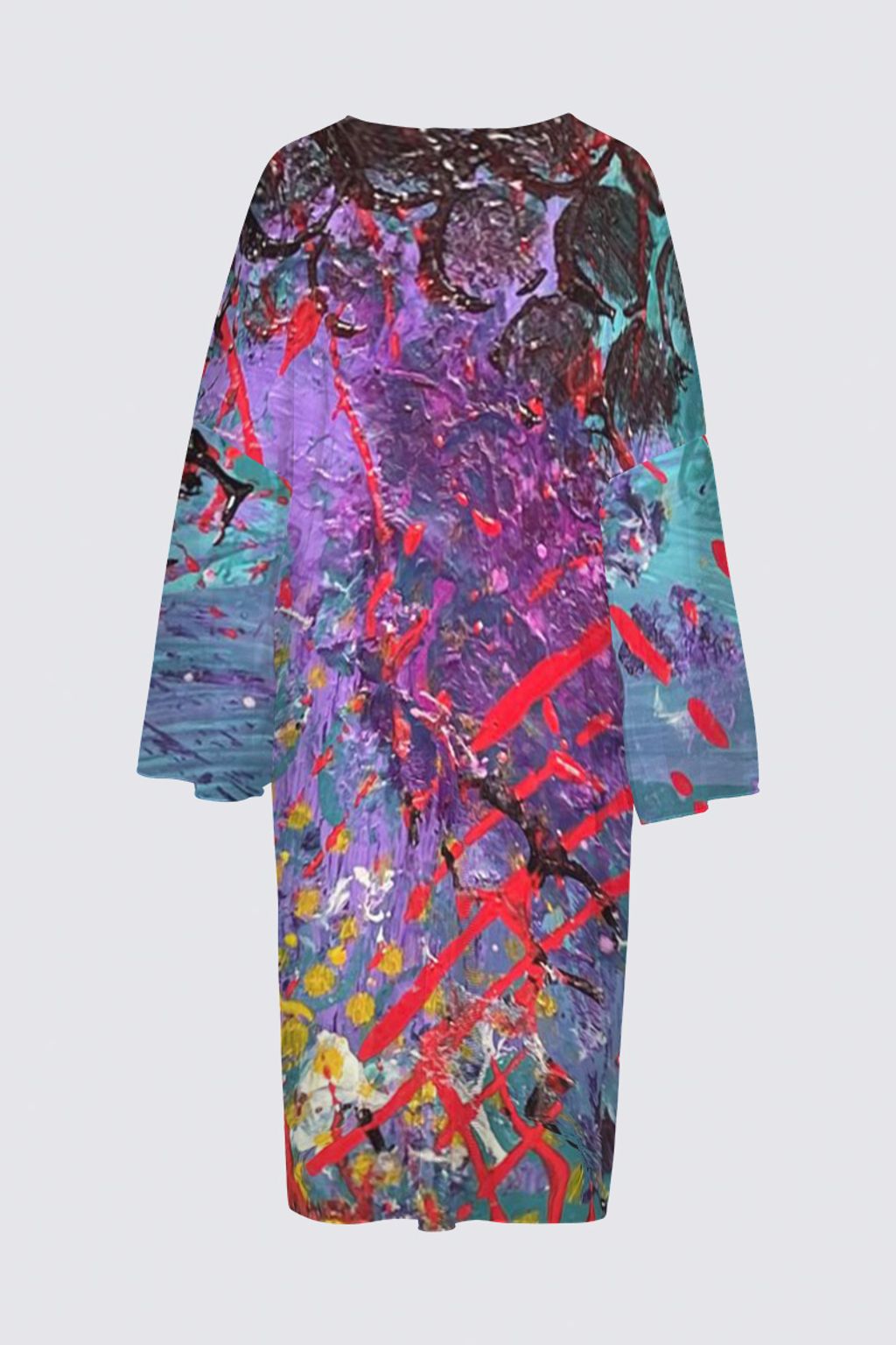 Picture of Multicolored Abstract Elani Kimono