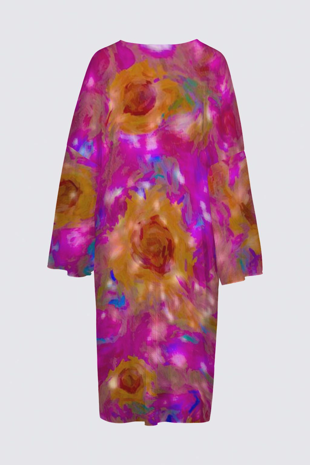 Picture of Hot pink sunflowers  Elani Kimono