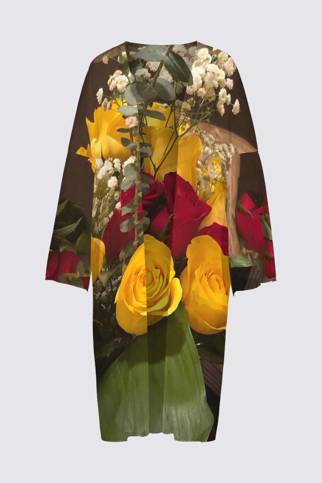 Picture of Rose Yellow  Elani Kimono