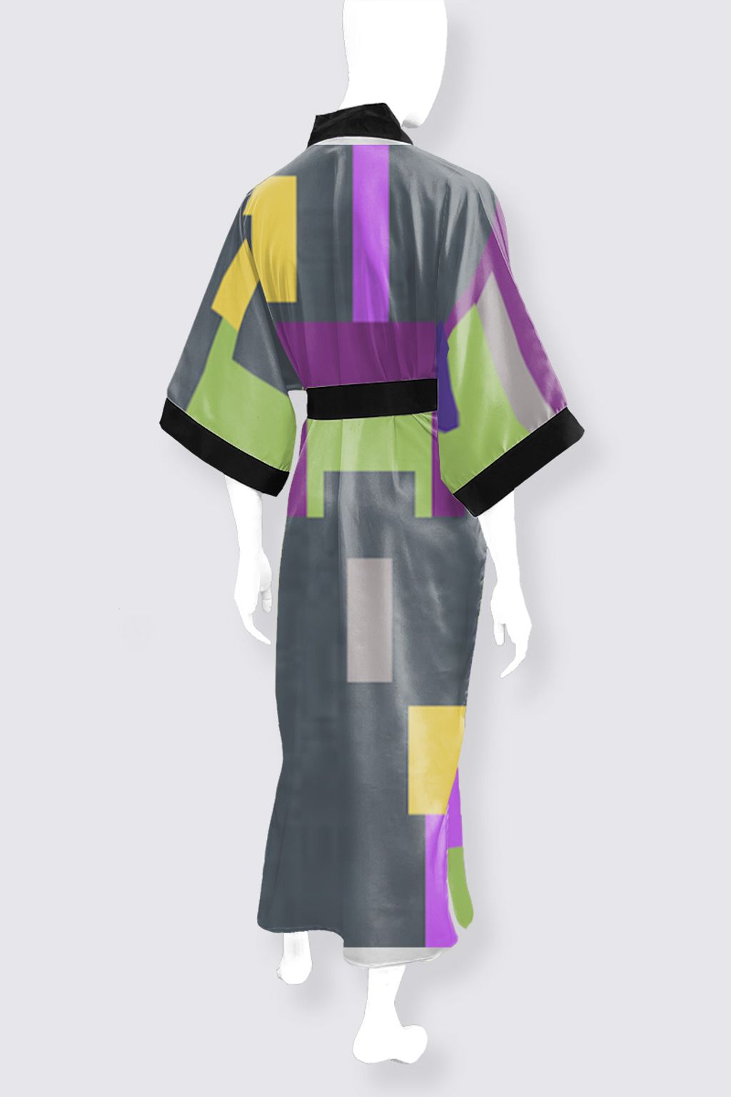 Picture of PAPURIKA Phoenix Long Satin Kimono