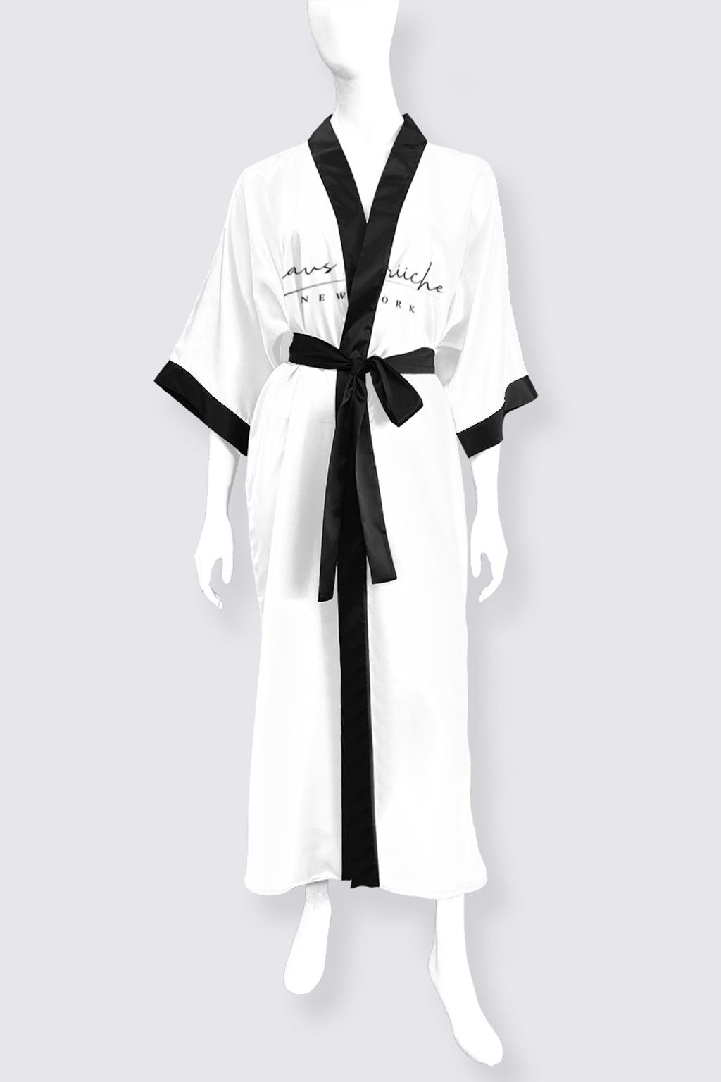 Picture of HAUS OF RIICHE LOGO Phoenix Long Satin Kimono