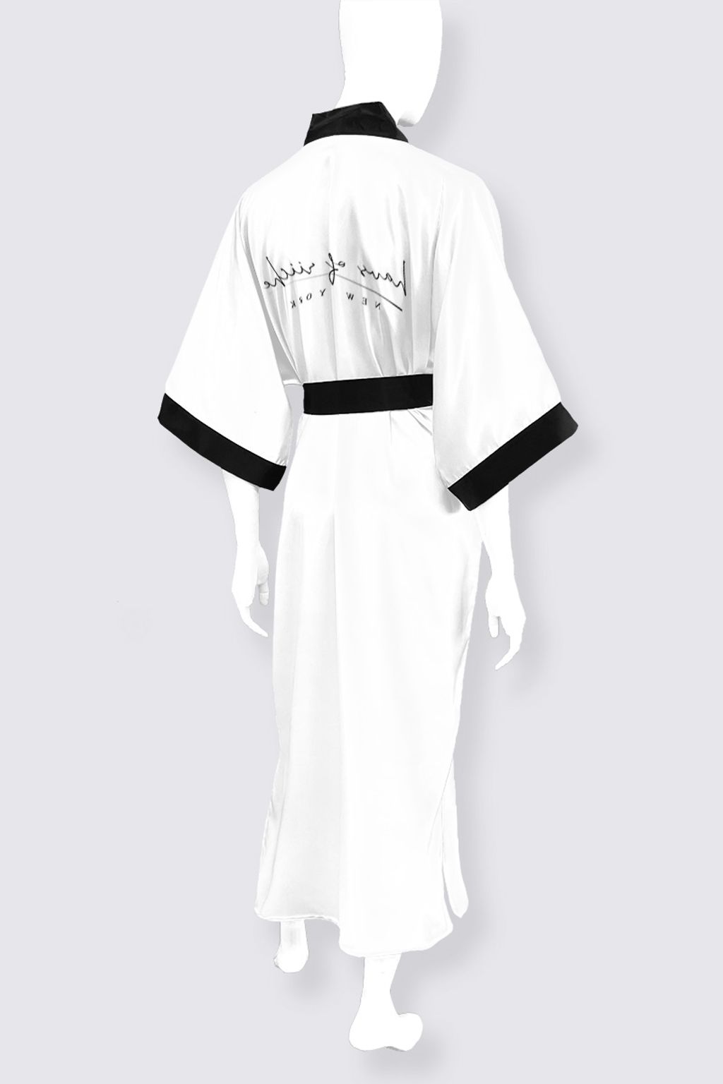 Picture of HAUS OF RIICHE LOGO Phoenix Long Satin Kimono