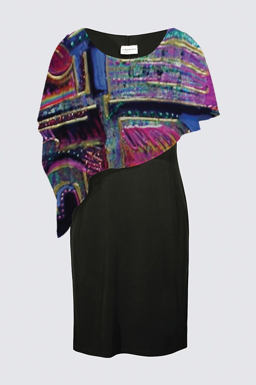 Picture of Boutique Row Joni Cape Dress