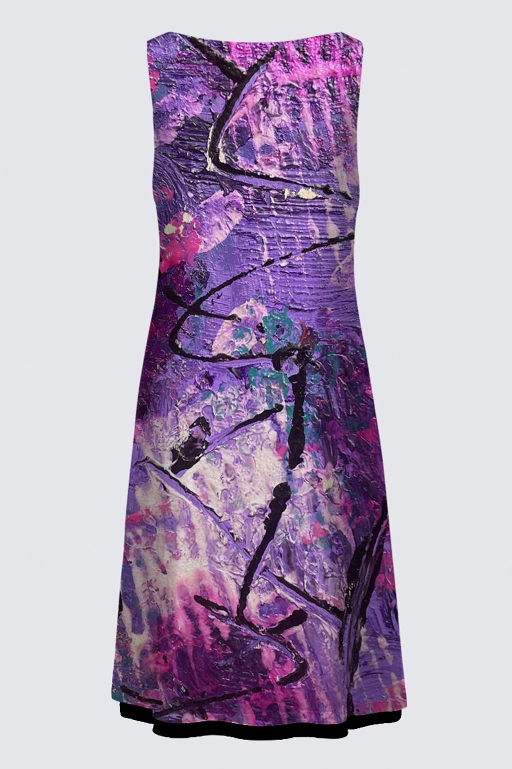 Picture of Purple Abstract Kate Dress