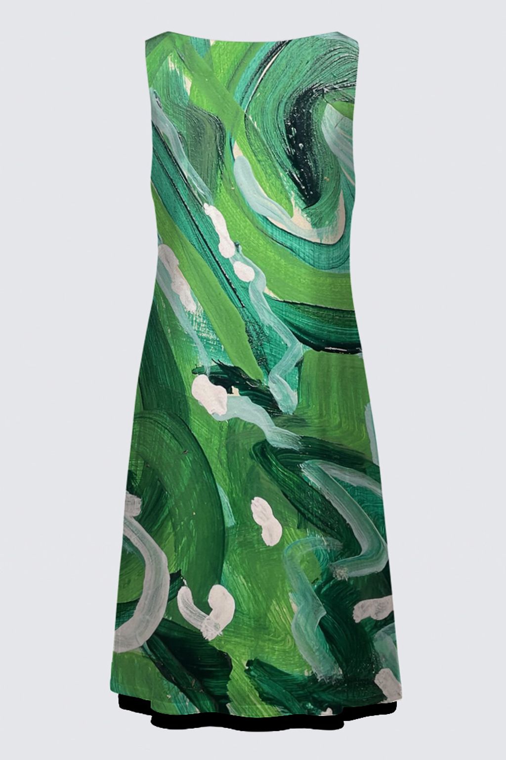 Picture of Green Abstract Kate Dress