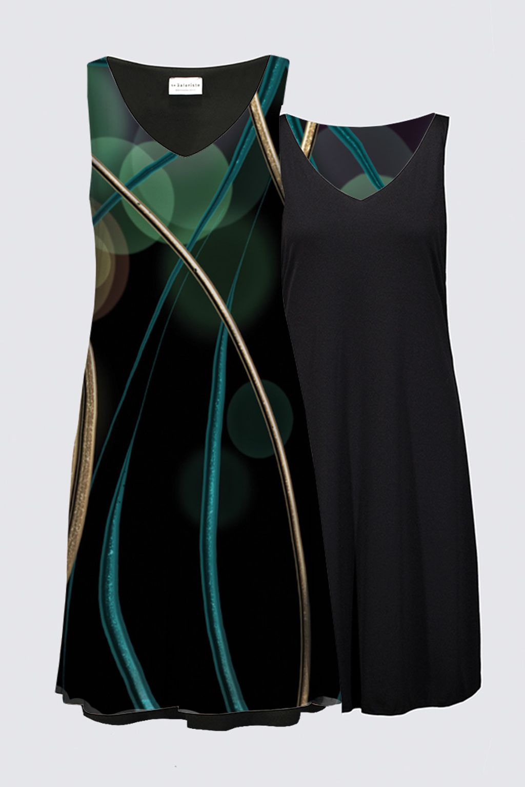 Picture of Gold circles Kate Dress