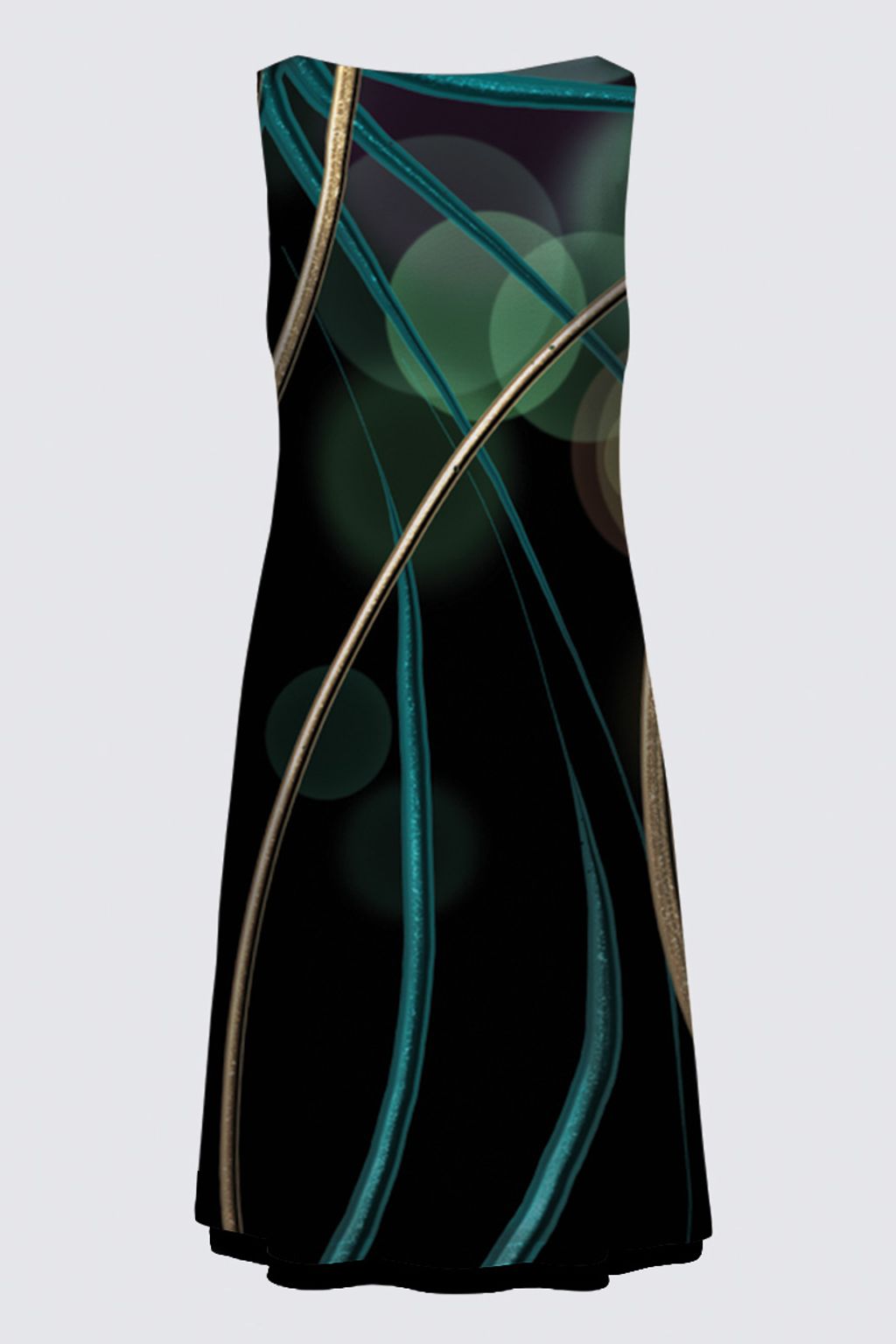 Picture of Gold circles Kate Dress