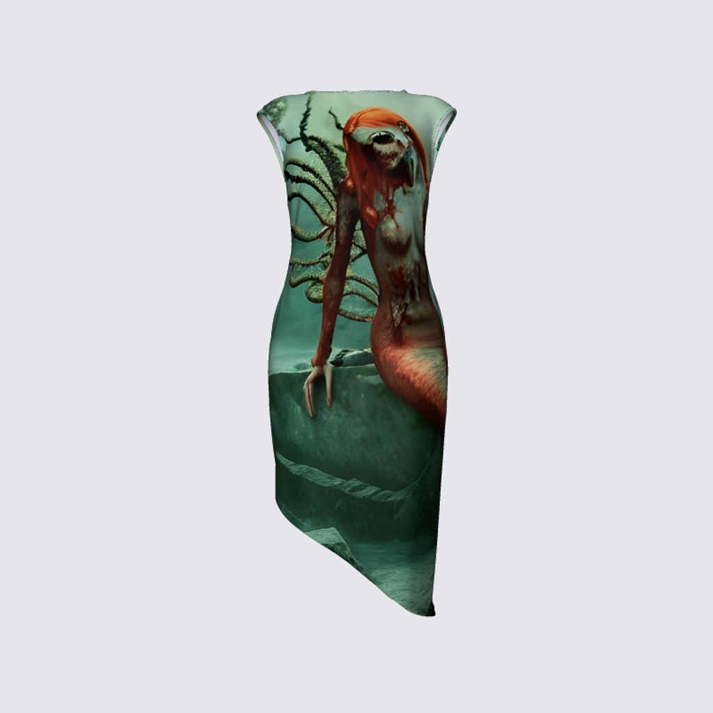 Picture of Bloody and gory Redhead Zombie Mermaid FELICIA DRESS