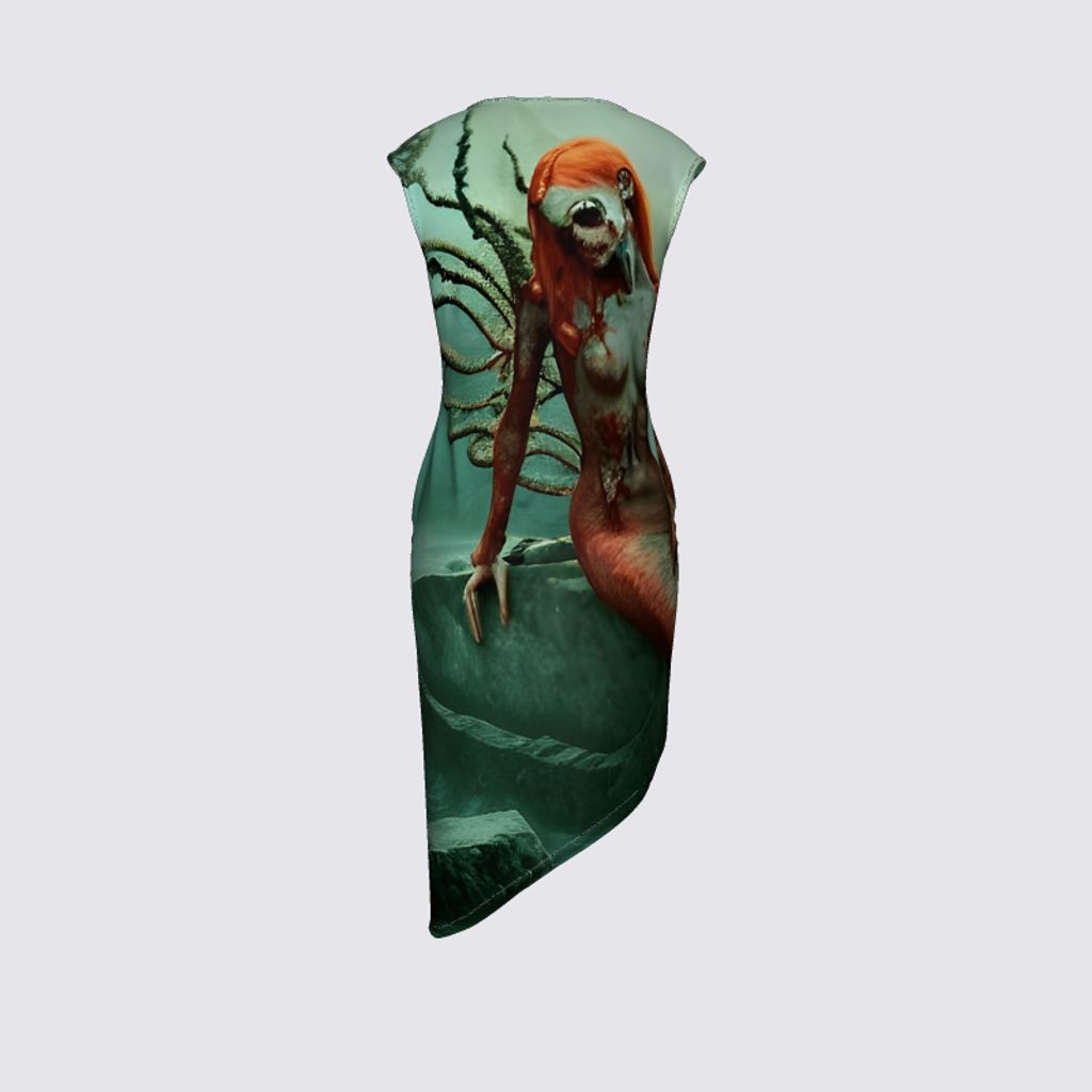 Picture of Bloody and gory Redhead Zombie Mermaid FELICIA DRESS