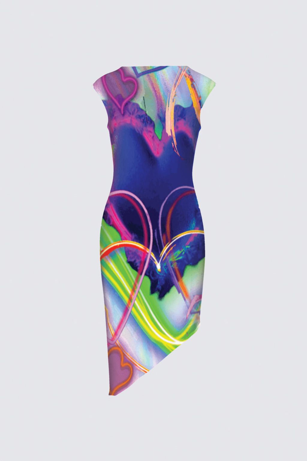 Picture of Code Red: Neon Hearts Unleashed Felicia Dress