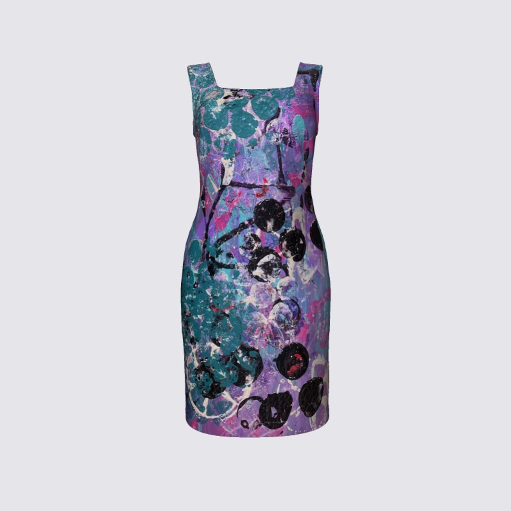 Picture of Purple and Teal Amanda Dress II