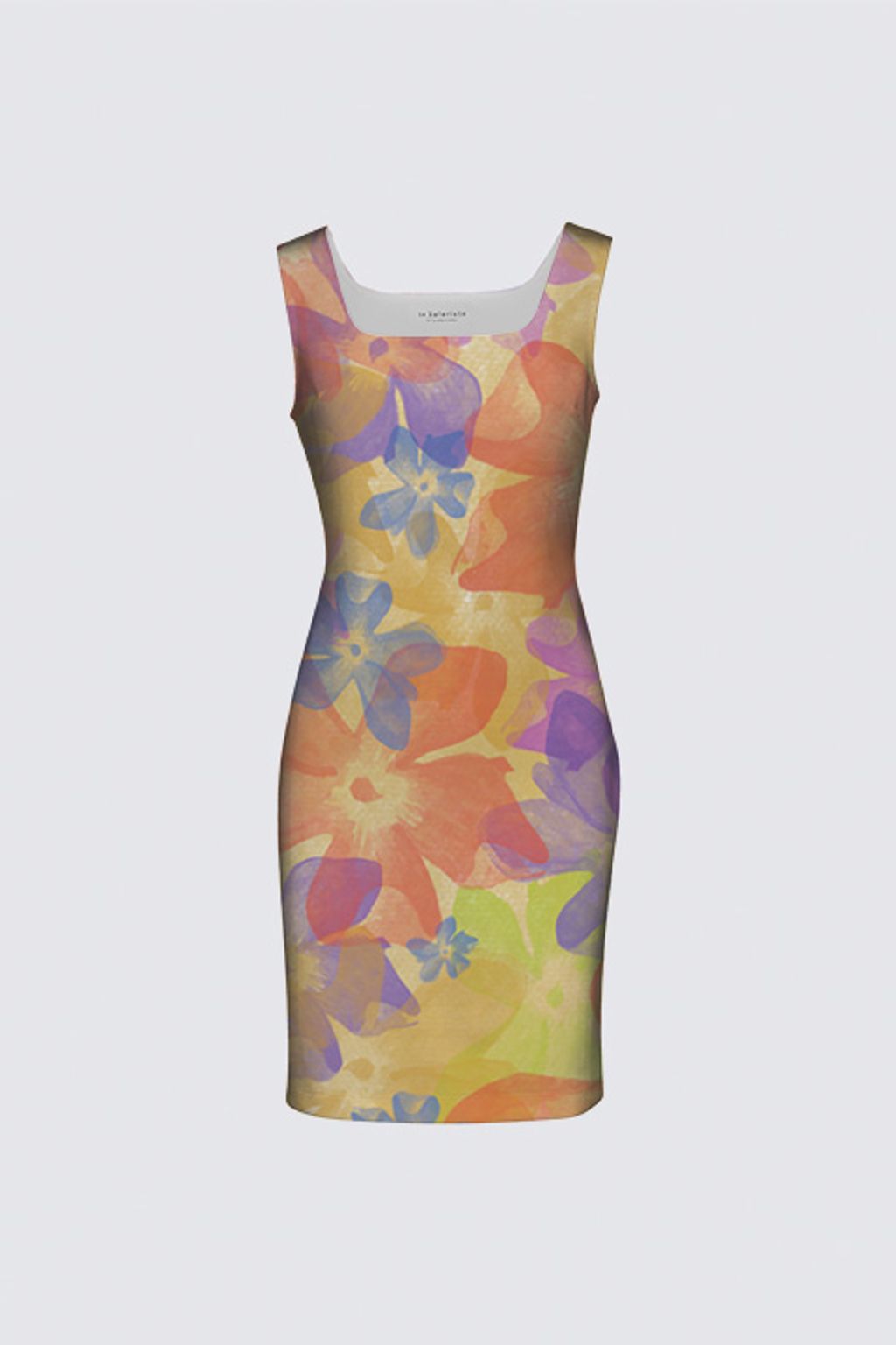 Picture of Watercolor Flowers Amanda Dress II