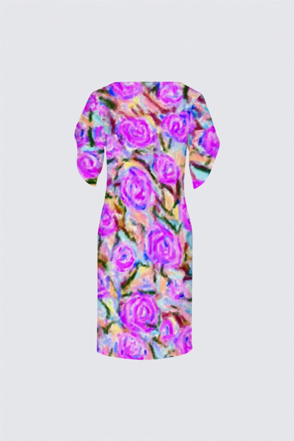 Picture of Denim Roses  Michelle Dress II
